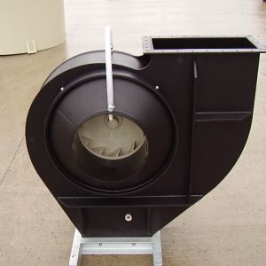 Photo shows polypropylene fan unit 8000 m3/HR