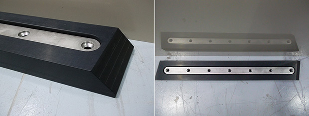 C.N.C machined Nylon block and machined stainless steel bar for oil industry support ship use