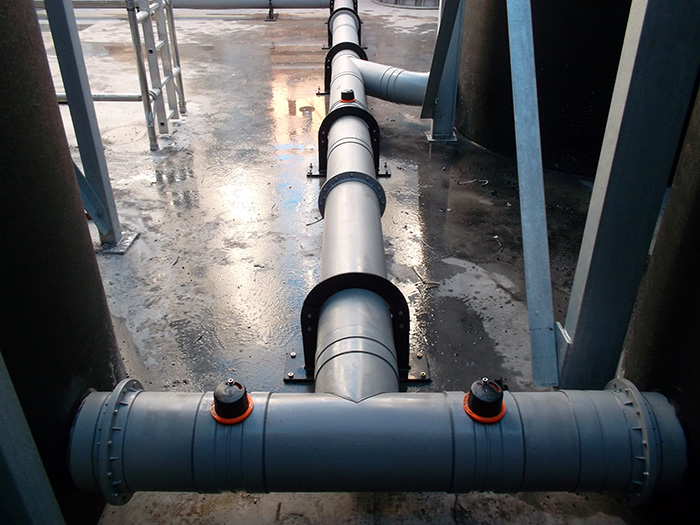 Polypropylene activated carbon filters including installation on site & interconnecting ductwork