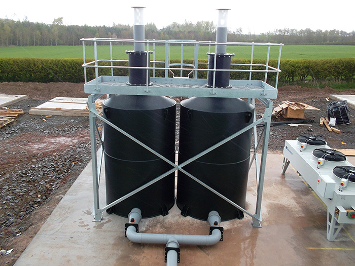 Polypropylene carbon filters and includes supply and installation of duct work and steel work on site.